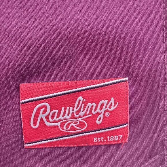 Cleveland Cavaliers Shirt Mens Small Maroon Rawlings Long Sleeve Active Warm-up - Picture 7 of 9